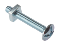 Roofing Bolts with Square Nuts - Zinc Plated - Bag