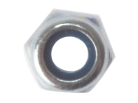 Hexagonal Nuts with Nylon Inserts - Zinc Plated - Box