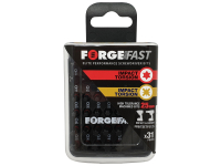 ForgeFast Impact Bit Set - Torx/Pozi 25mm - 31 piece