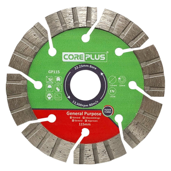 CorePlus Diamond Blade 115mm Each General Purpose CorePlus Diamond Blade 115mm Each General Purpose