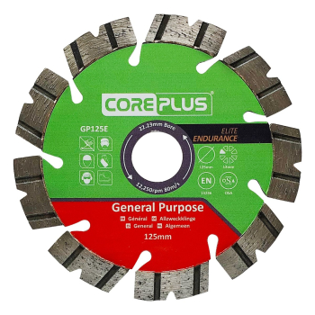 CorePlus Diamond Blade 125mm Each General Purpose Elite CorePlus Diamond Blade 125mm Each General Purpose Elite