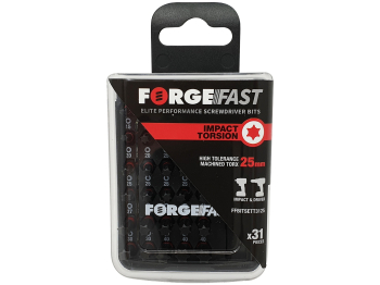 ForgeFast Impact Bit Set BP 31 piece Torx 25mm