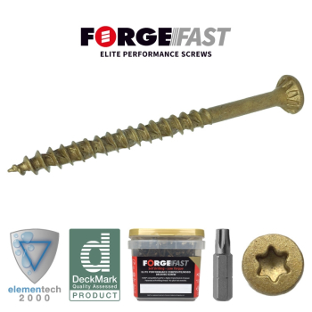 ForgeFast Decking Screw    Tan Tub 600  Self-drill   4.5x50mm
