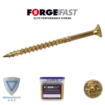 ForgeFast Pozi Comp ZY  4.0x30 Tub 1400 Elite Woodscrew