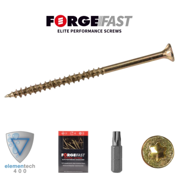 ForgeFast Torx Comp ZY  3.0x12 Box 200  Self Drilling W/Screw