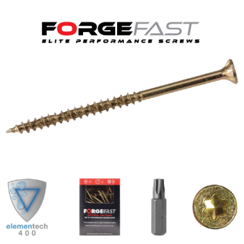 ForgeFast Torx Comp ZY  3.5x12 Box 200  Self Drilling W/Screw