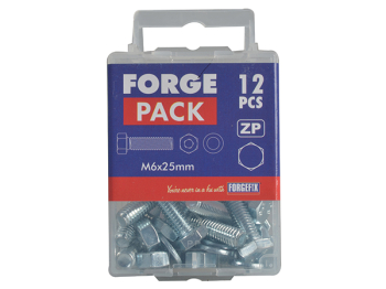 ForgePack HT Bolt/Nut/Washer 2 per pack     ZP     M10x50mm