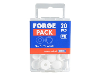 ForgePack Hinged Cover Cap 20 per pack   No.6-8's   Brown
