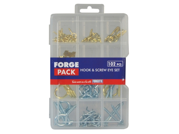 ForgePack Hook & Screw Eye Kit 102 per pack
