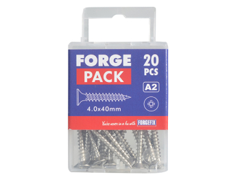 ForgePack Multi Purpose Screw 45 per pack   A2 S/S  3.5x20mm ForgePack Multi Purpose Screw 45 per pack   A2 S/S  3.5x20mm
