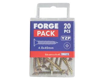 ForgePack Multi Purpose Screw 40 per pack      ZYP  4.0x20mm