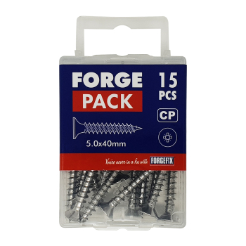 ForgePack Multi Purpose Screw 15 per pack       CP  5.0x40mm