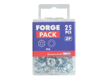 ForgePack Nut & Flat Washer 40 per pack       ZP        M5