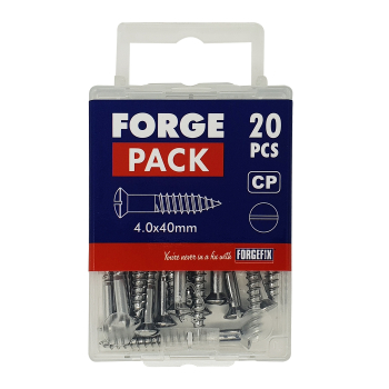 ForgePack Multi Purpose Screw 35 per pack R/Hd  CP  4.0x25mm