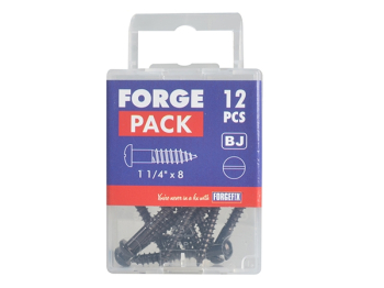 ForgePack Slotted R/H W/Screw 15 per pack    B/Jap     1Inchx10