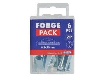 ForgePack Spring Toggle 6 per pack     Zinc    M5x50mm