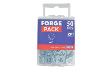 ForgePack Flat Washer DIN125 120 per pack      ZP        M3