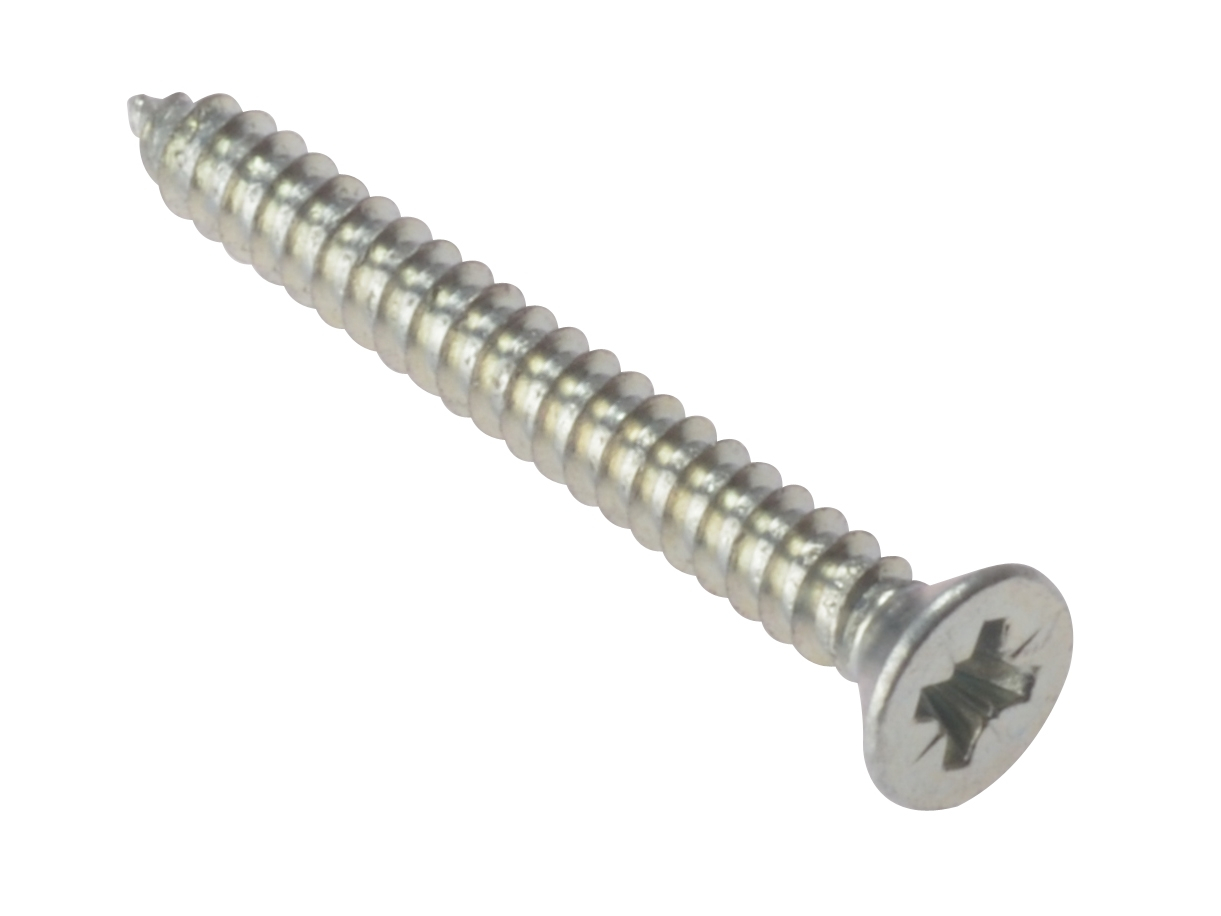 Pan Head Pozi BZP self tappers Self Tapping Screws 