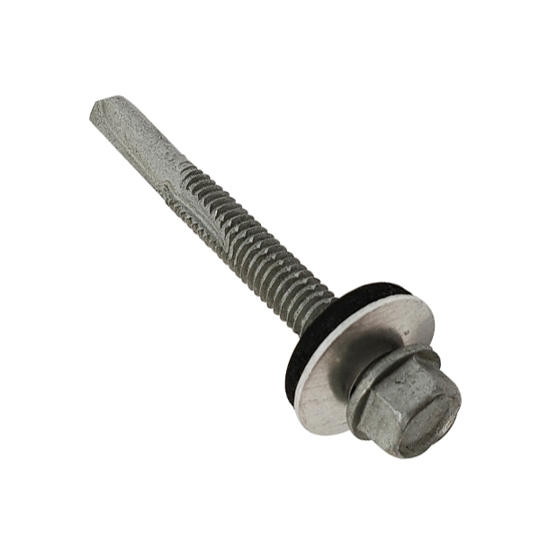 Forgefix TechFast Hex Head Roofing Screw Self Drill Heavy Section 5.5x60mm Pack 