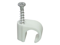 Tillex Cable Clips w/ Screw - Round Tillex Cable Clips w/ Screw - Round