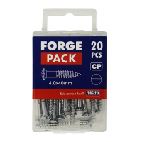 Wood Screws - Chrome Raised Head Wood Screws - Chrome Raised Head